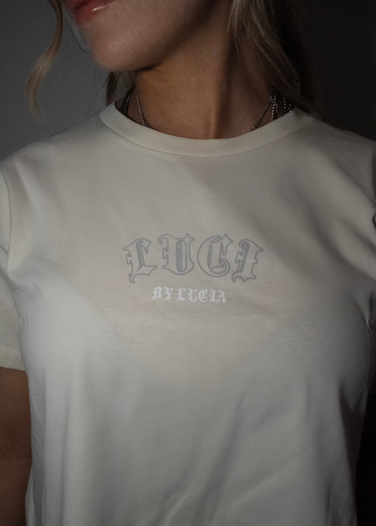 LUCI Cropped T Shirt - Tan
