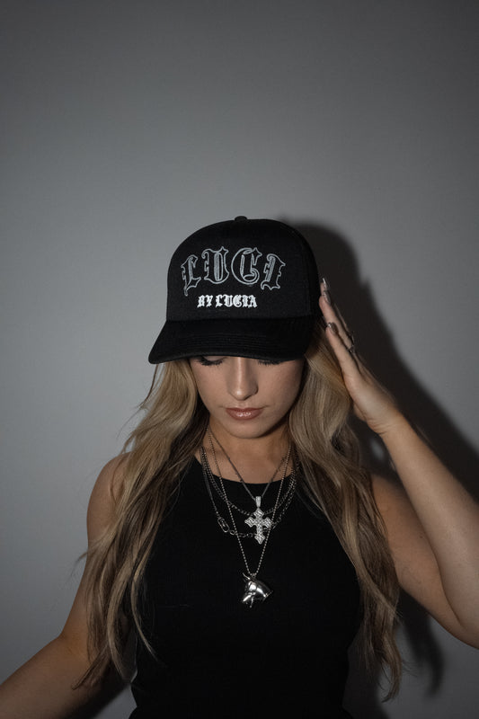 LUCI Trucker Hat - Black